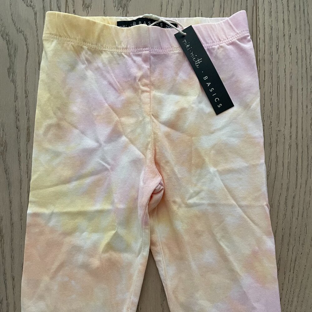 Miki Miette Rainbow tie Dye pants - NWT - 24M
